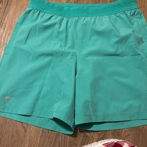 Men shorts 7 inch light mint ish green small